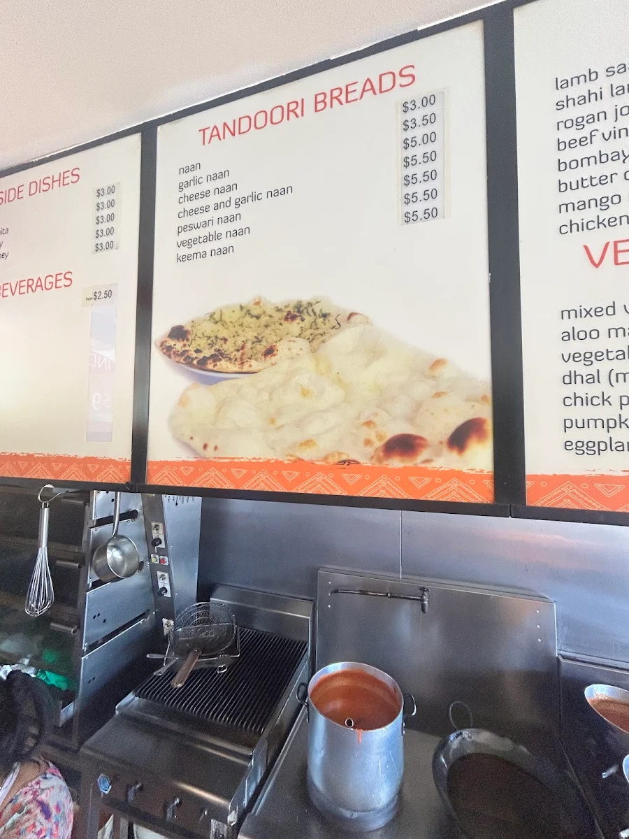 Menu, Mr India