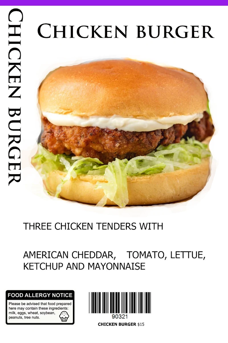 Menu, Maxxi Burger