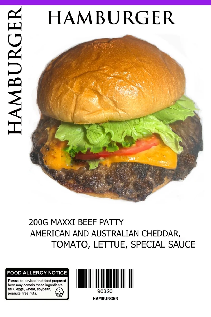Menu, Maxxi Burger