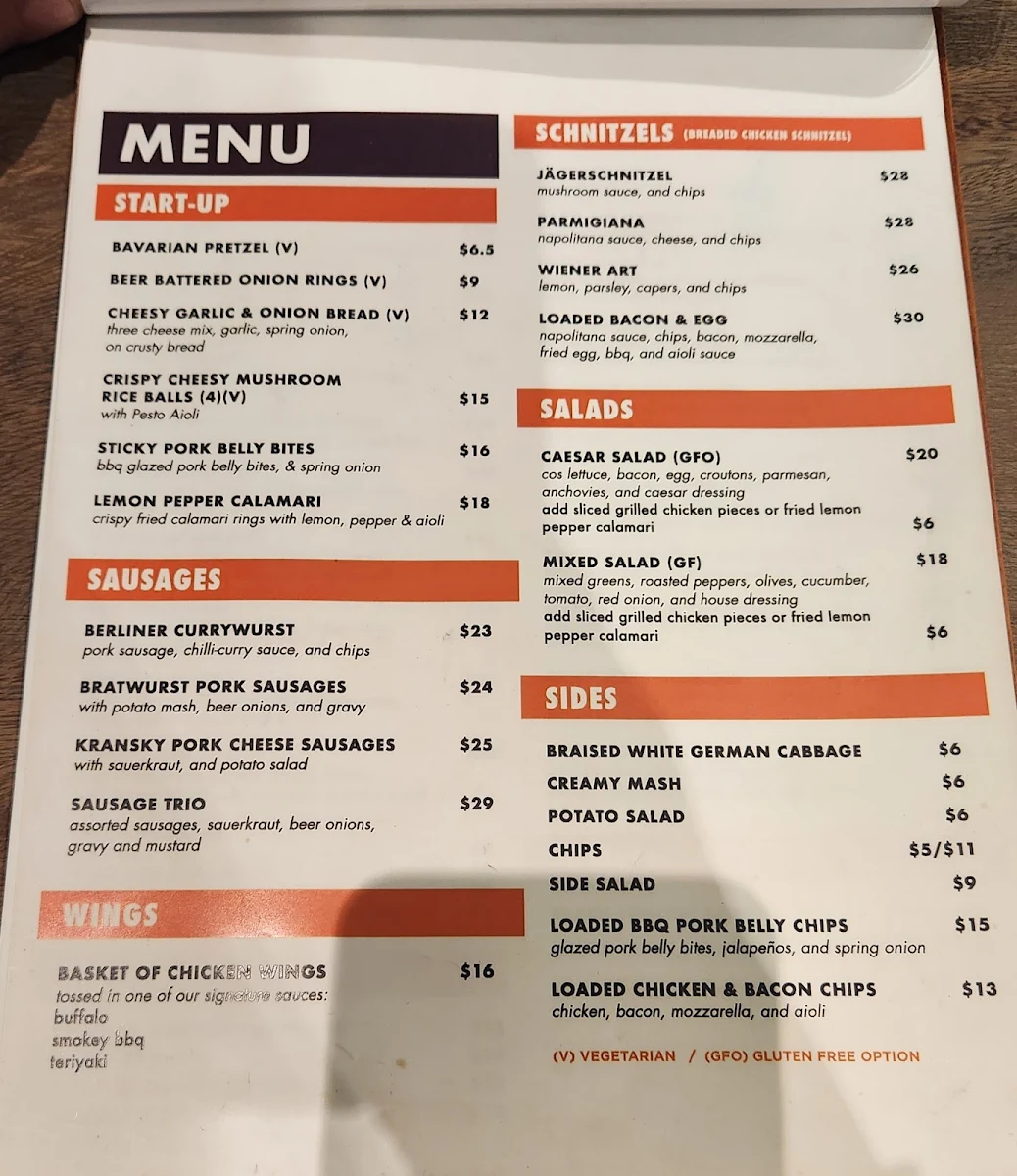 Menu, Brotzeit