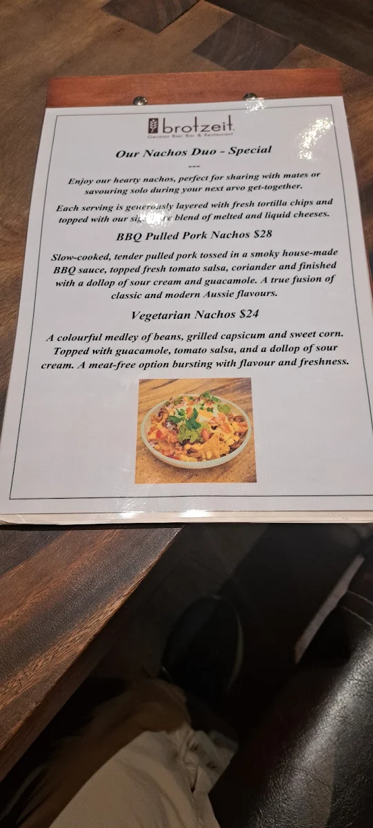 Menu, Brotzeit