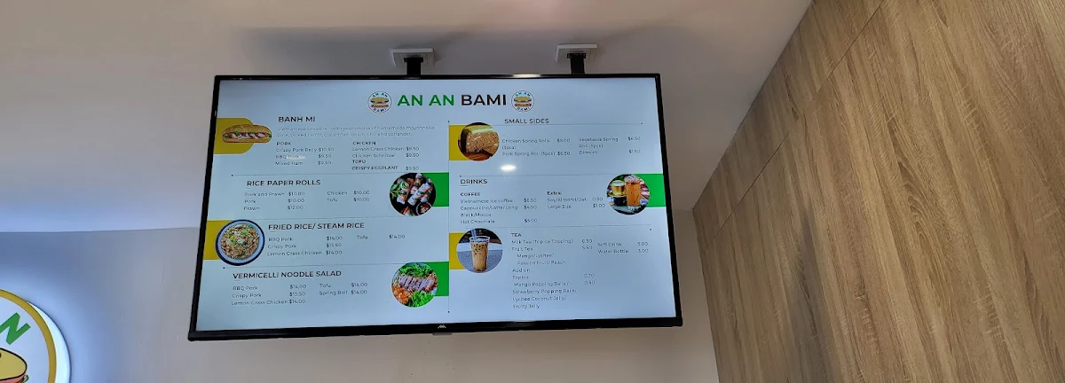 Menu, An An BAMI