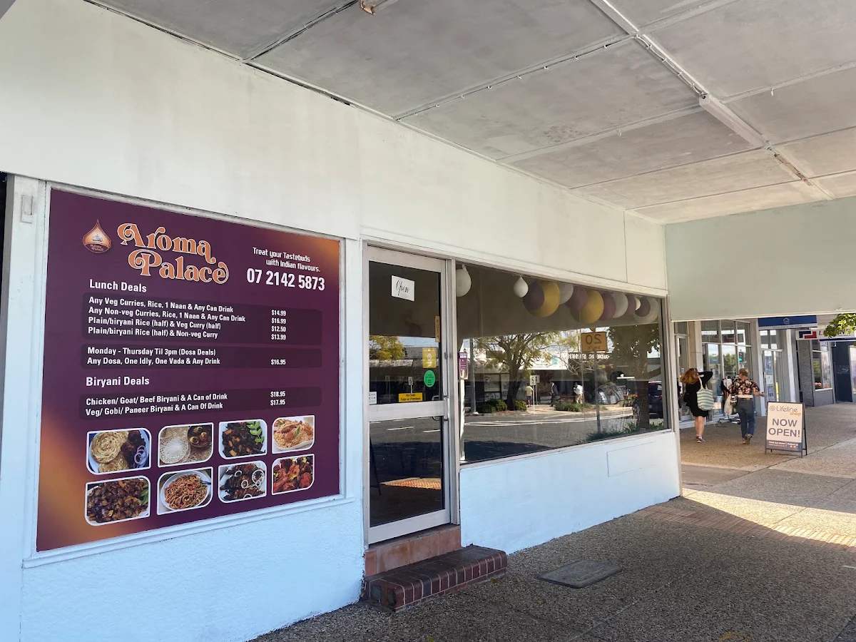Menu, Aroma Palace