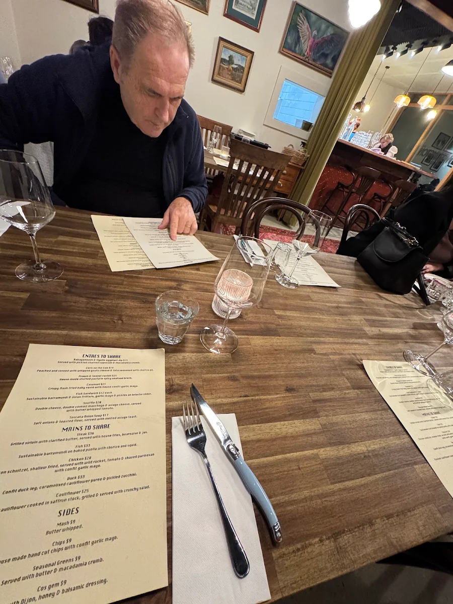 Menu, Wellington Road Bistro