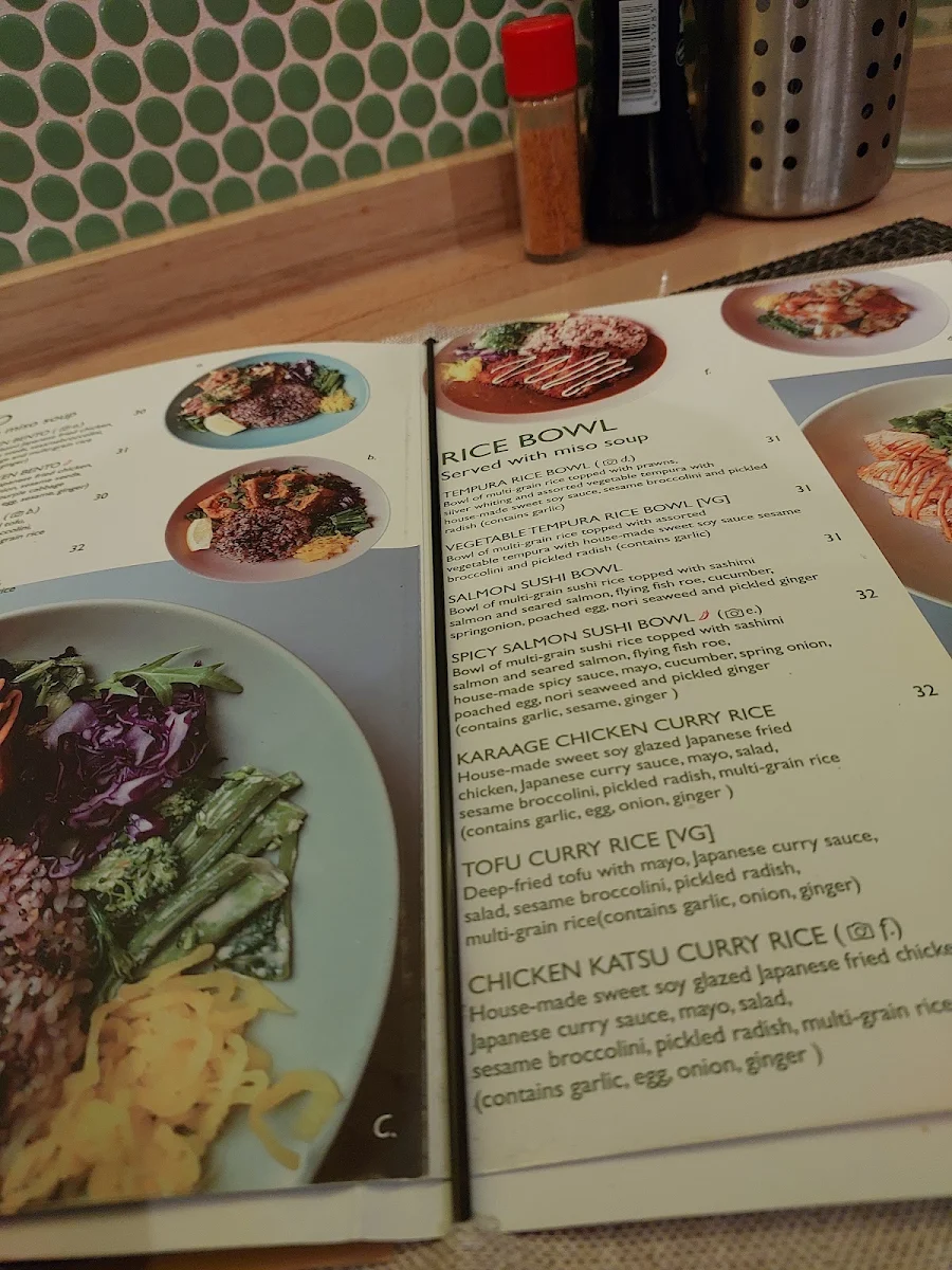 Menu, Shimbashi Soba & Sake Bar - Carlton North