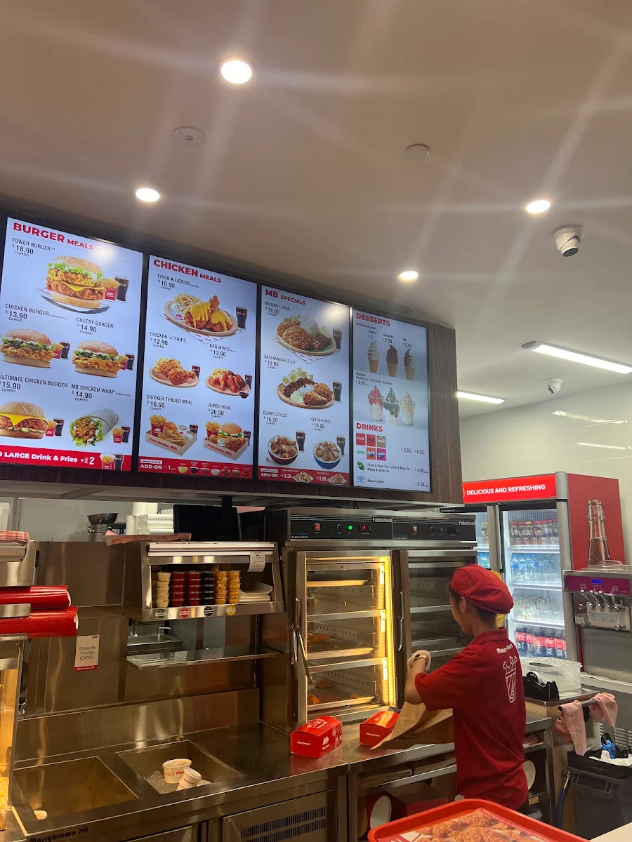 Menu, Marrybrown Craigieburn