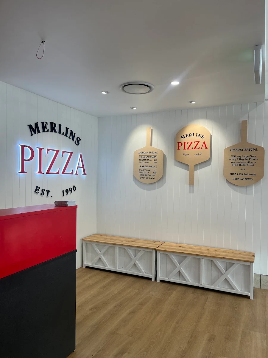 Menu, Merlin’s Pizzas Worongary