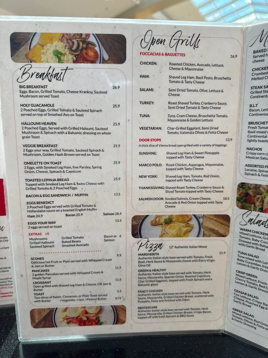 Menu, Elly Cafe