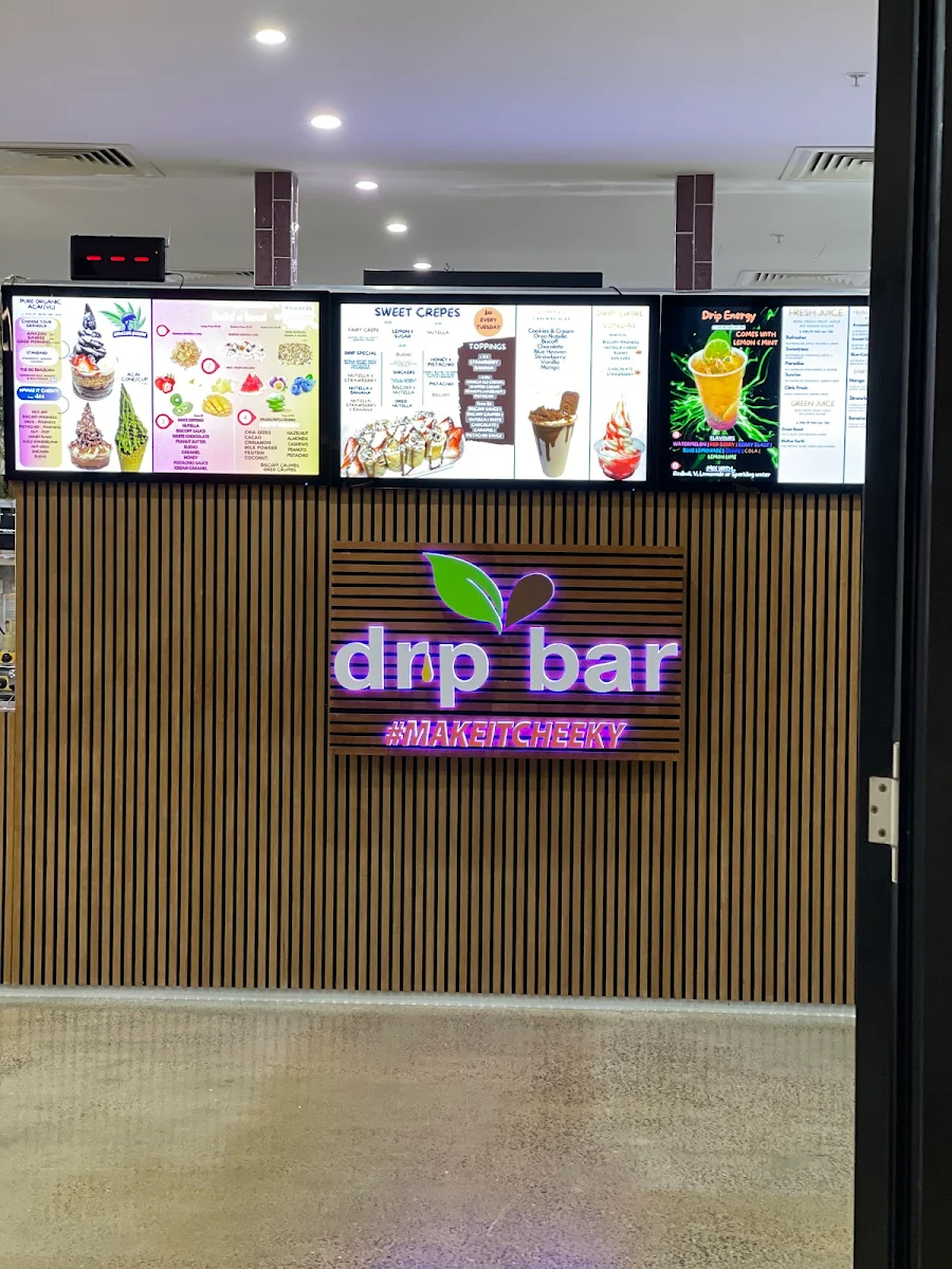 Menu, Drip Bar Acai South Morang