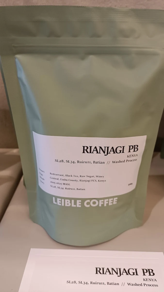 Menu, Leible Coffee