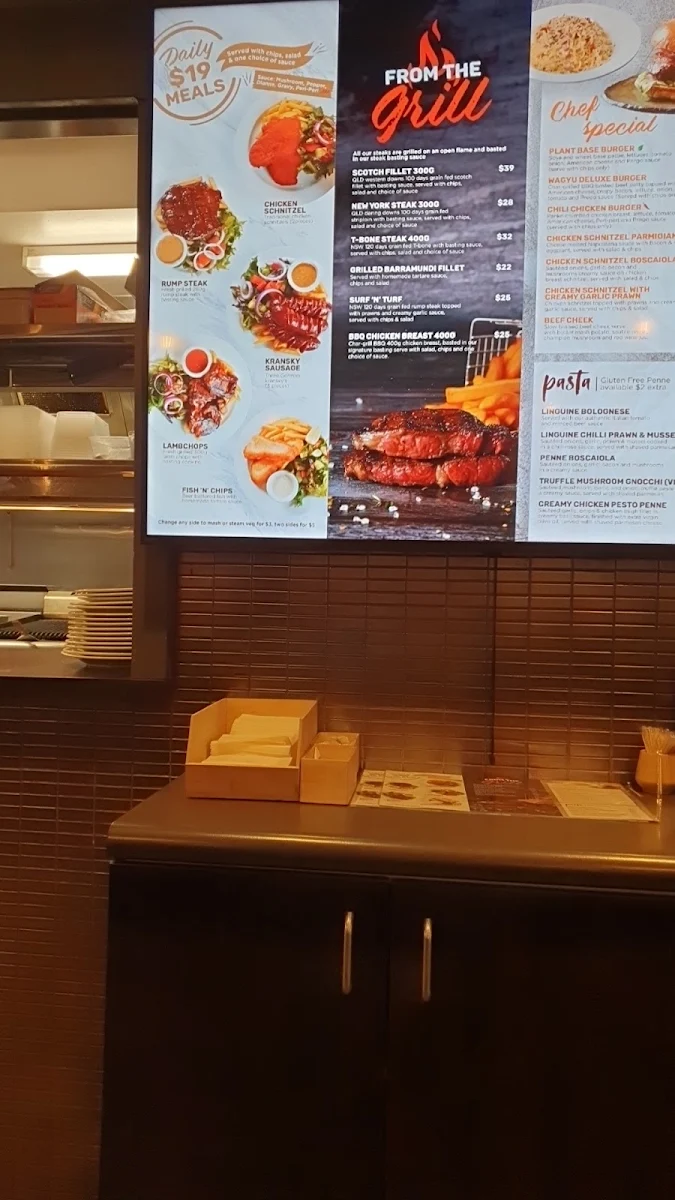 Menu, GAGE Dining & Co. (Sutherland Royal Hotel Bistro)