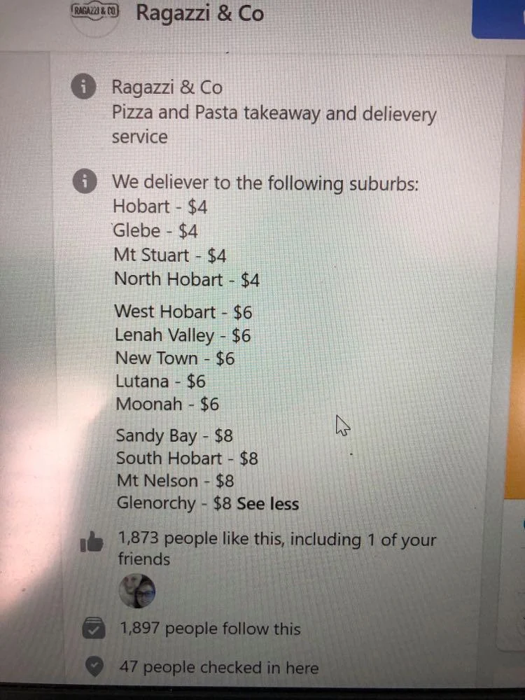 Menu, Ciao Ragazzi