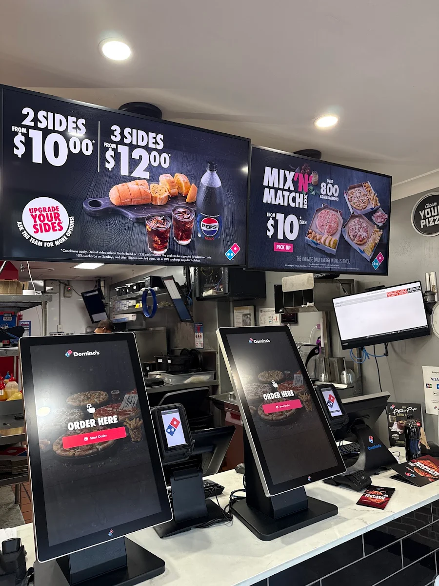 Menu, Domino's Pizza Glebe