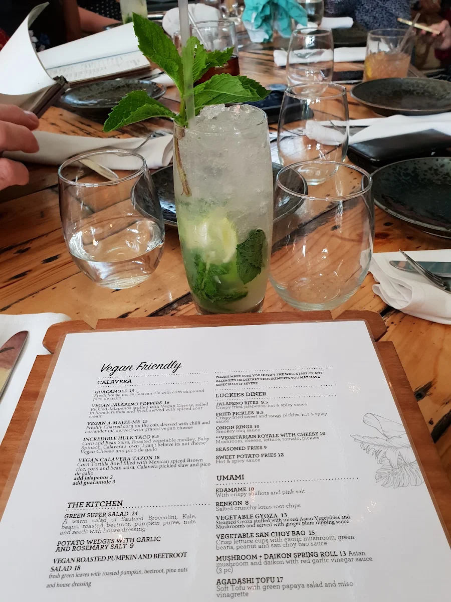 Menu, The Collective Palm Beach