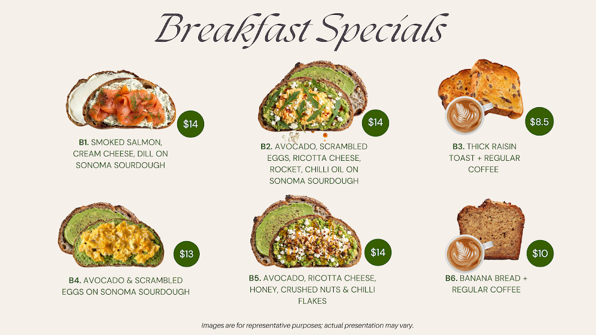 Menu, Hungry Hunter Sandwiches