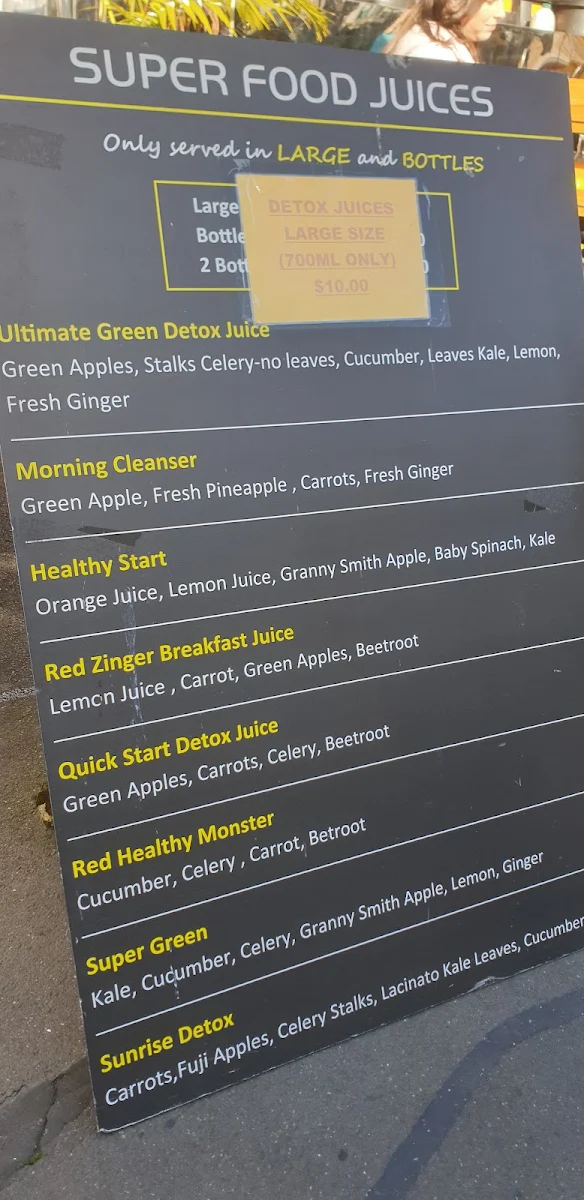 Menu, Dave's Diner