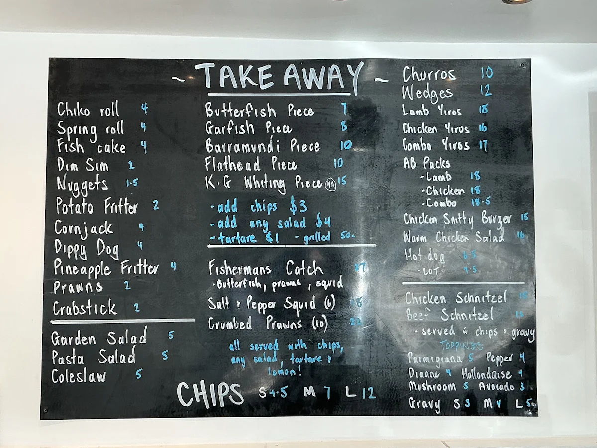 Menu, Salt & Batter