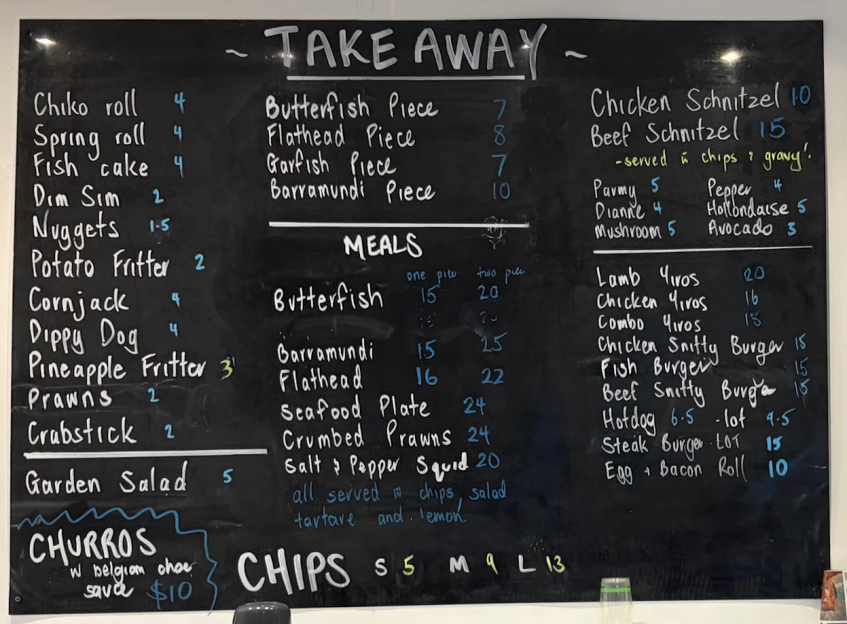 Menu, Salt & Batter