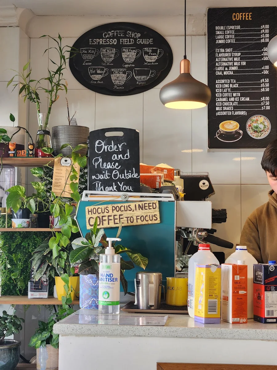 Menu, The Guildford Espresso