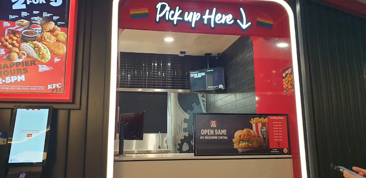 Menu, KFC Melbourne Central Food Court