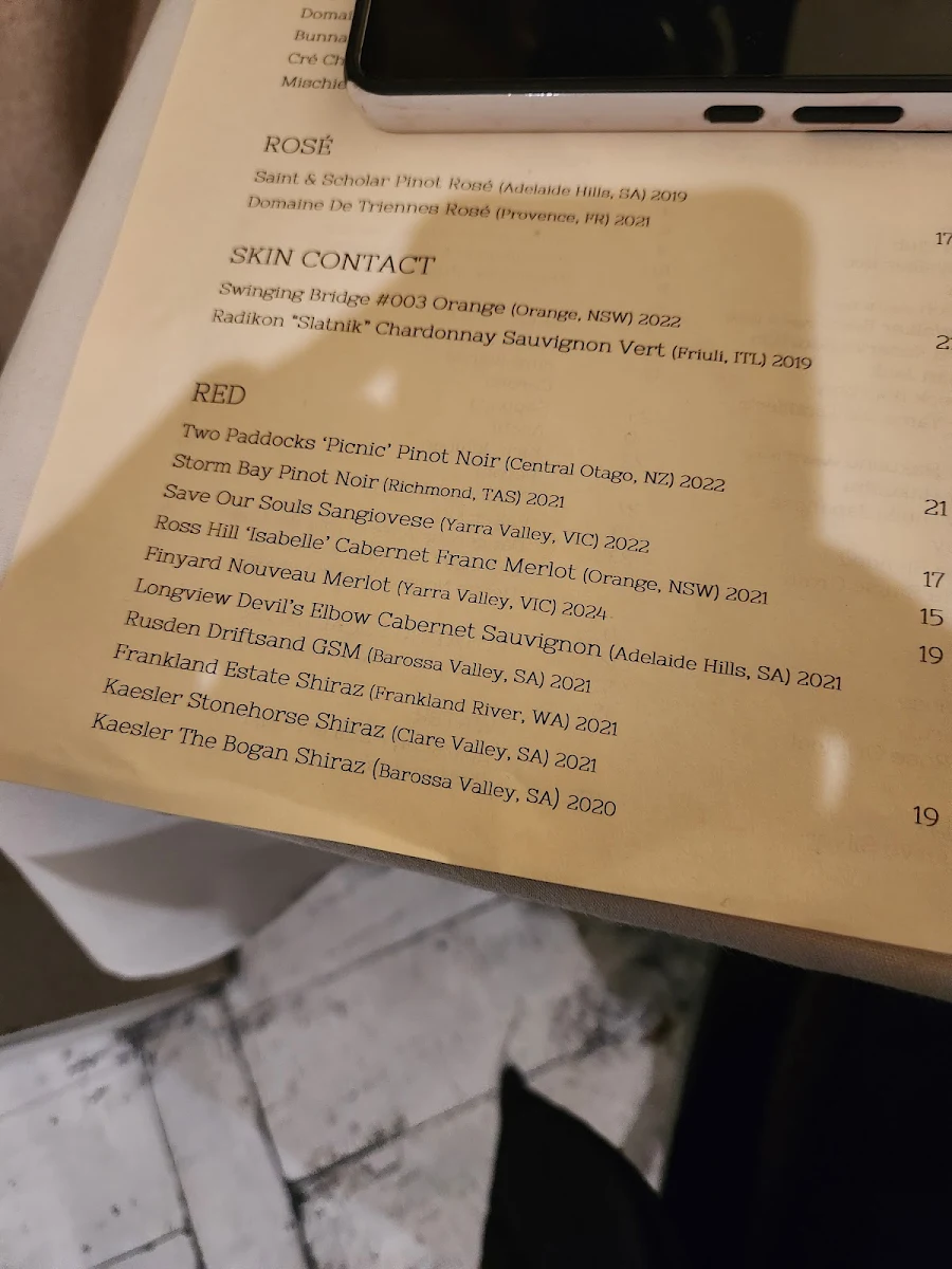 Menu, Ruki Robatayaki Bar & Grill