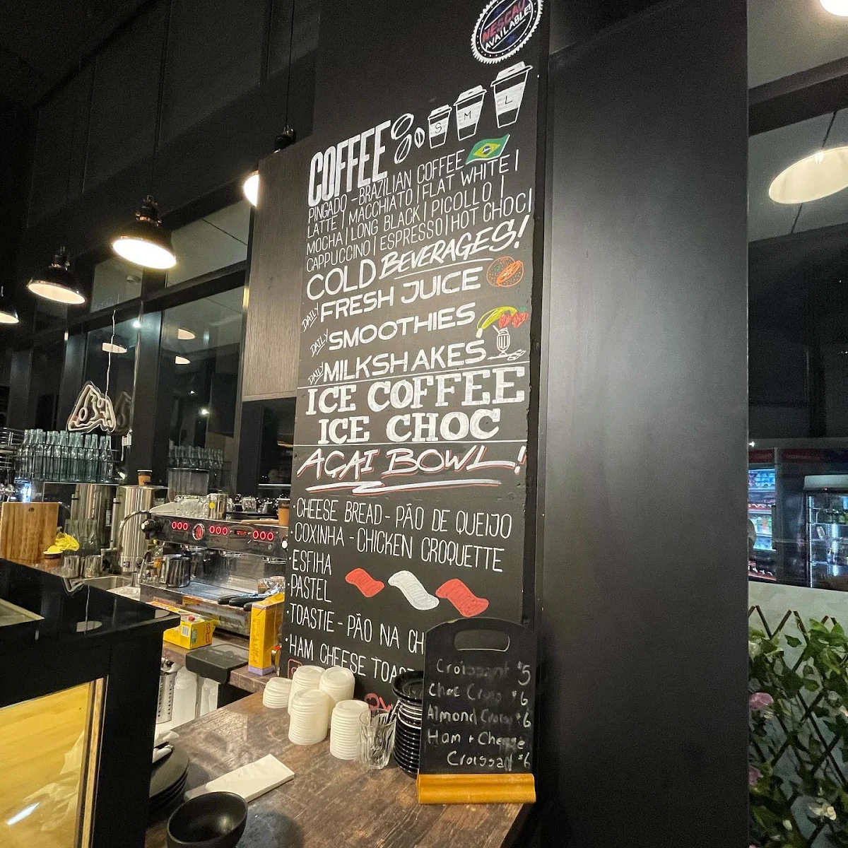 Menu, Sampa Pizza Cafe