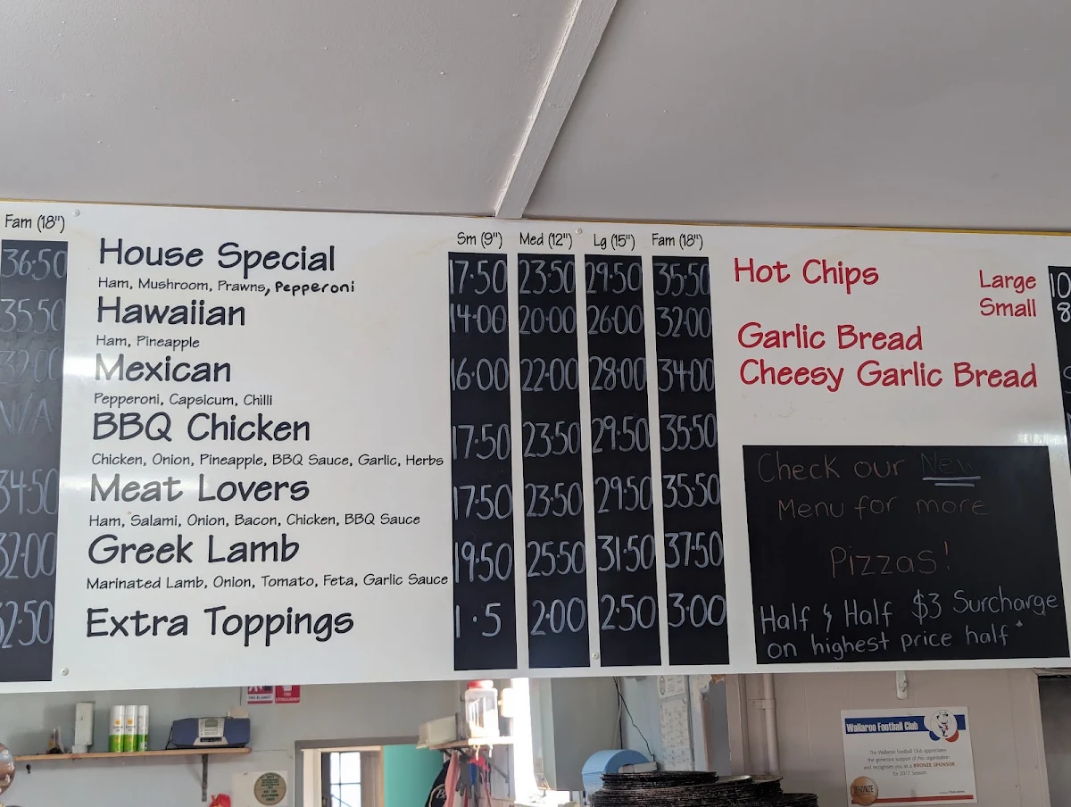 Menu, Best Pizza