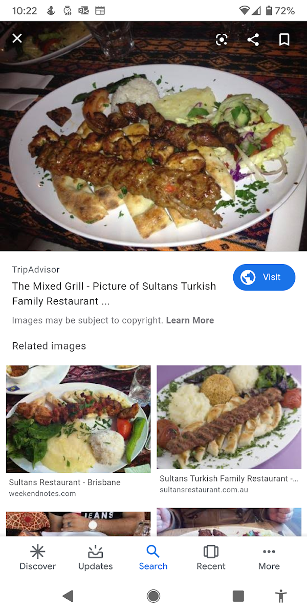 Menu, Arda Turkish Restaurant