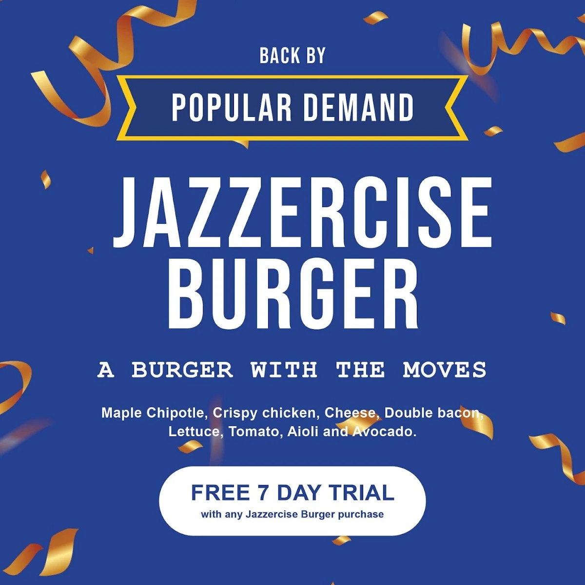Menu, DownTown Burgers