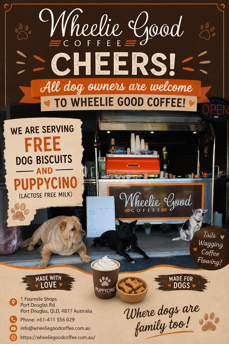 Menu, Wheelie Good Coffee