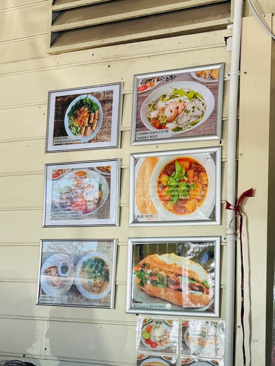 Menu, Malaga Pho Noodle House