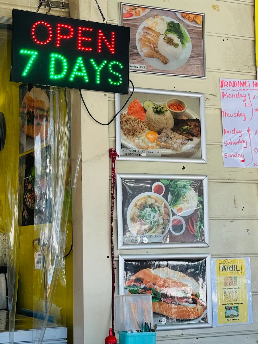 Menu, Malaga Pho Noodle House