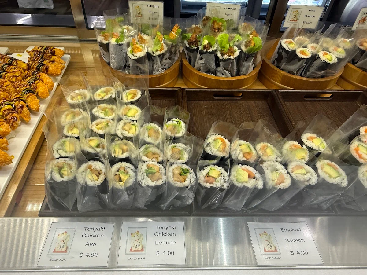 Menu, World Sushi