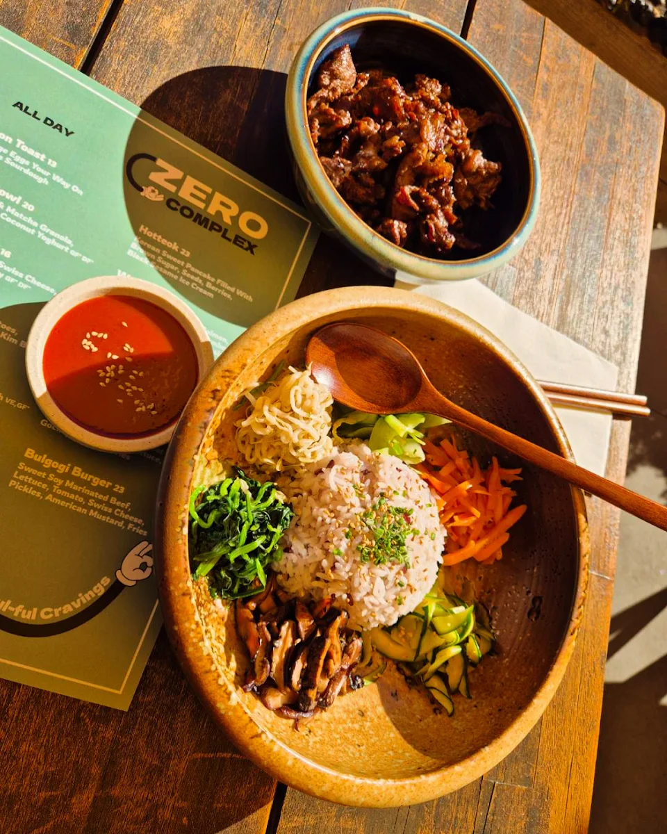 Menu, Zero Complex Braddon