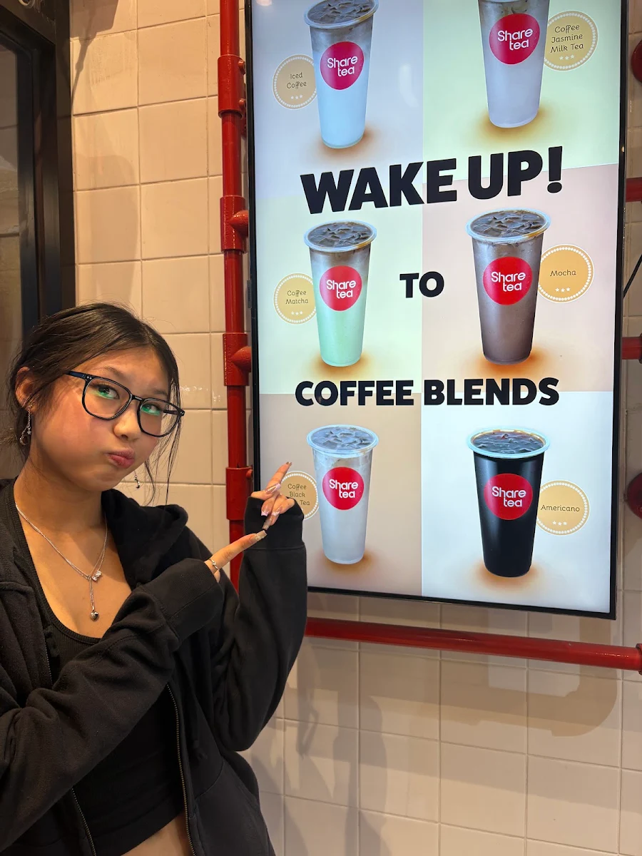 Menu, Sharetea Clayton
