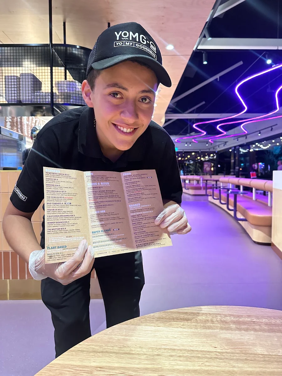 Menu, YOMG Chermside