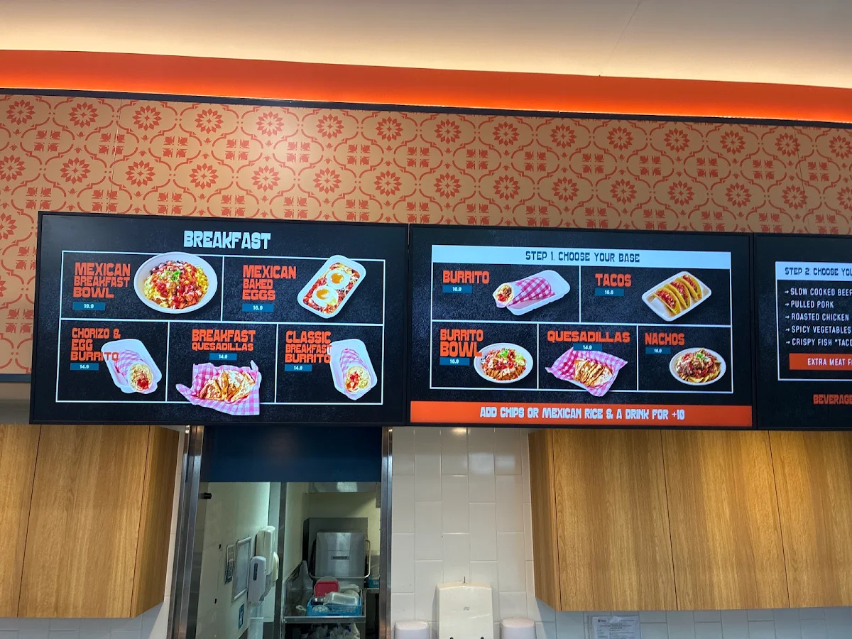 Menu, Bowlito