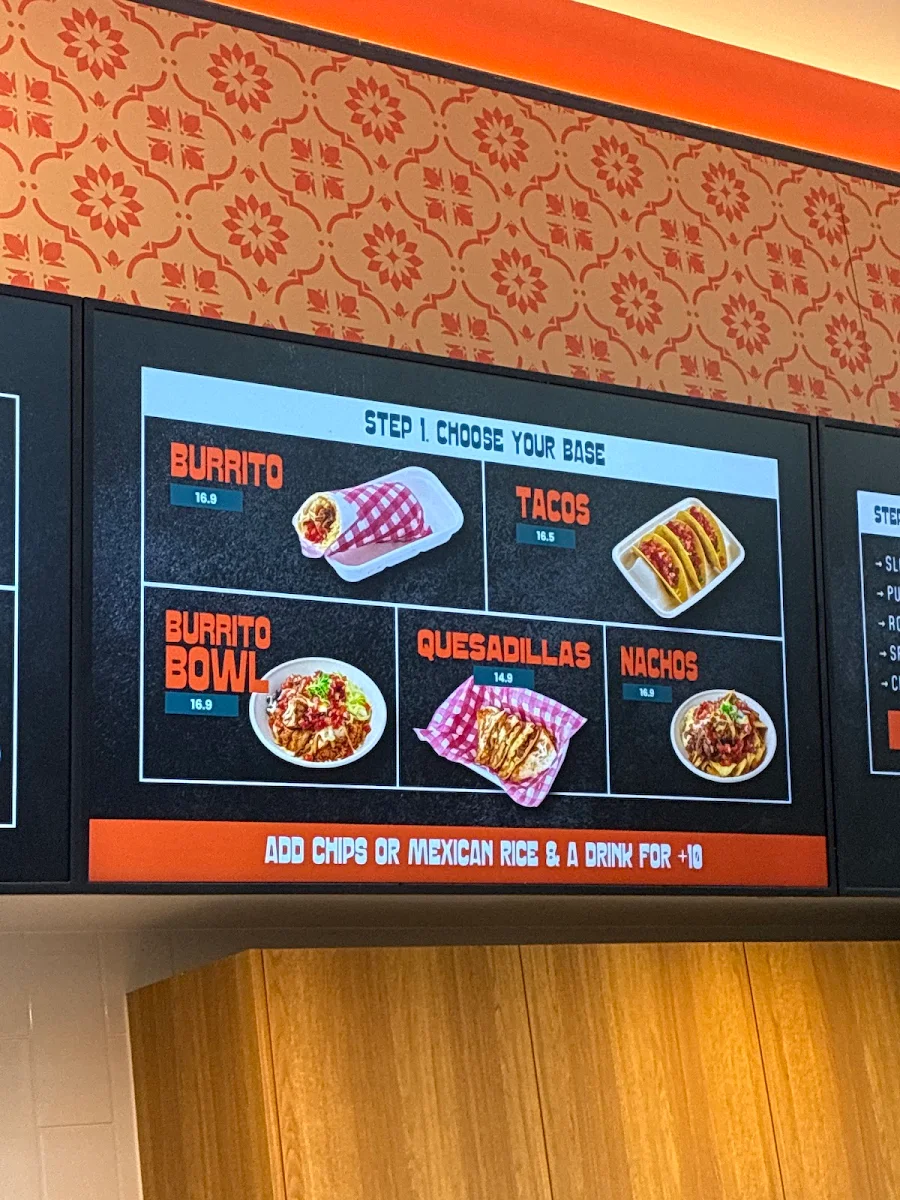 Menu, Bowlito