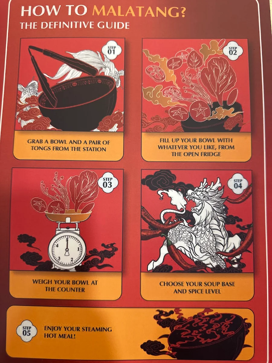Menu, David's Master pot, Surfers Paradise 大味麻辣烫