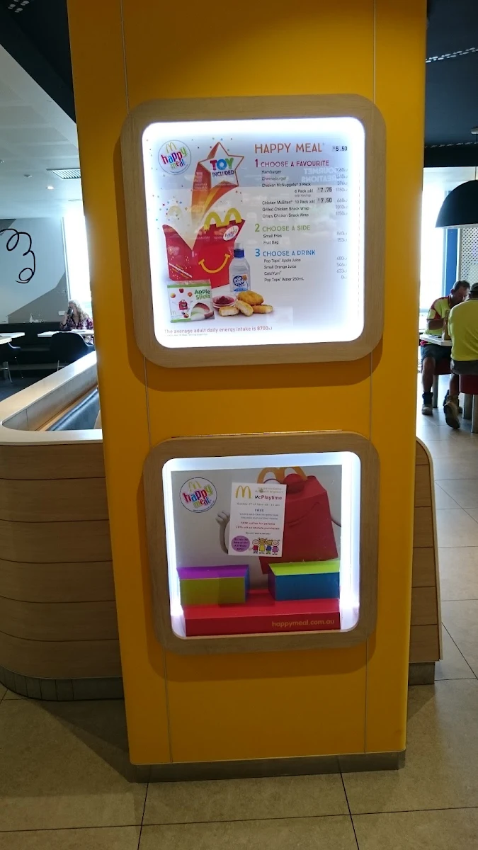 Menu, McDonald's Brighton