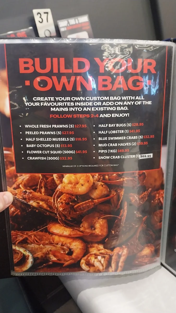 Menu, Kickin'Inn Woden