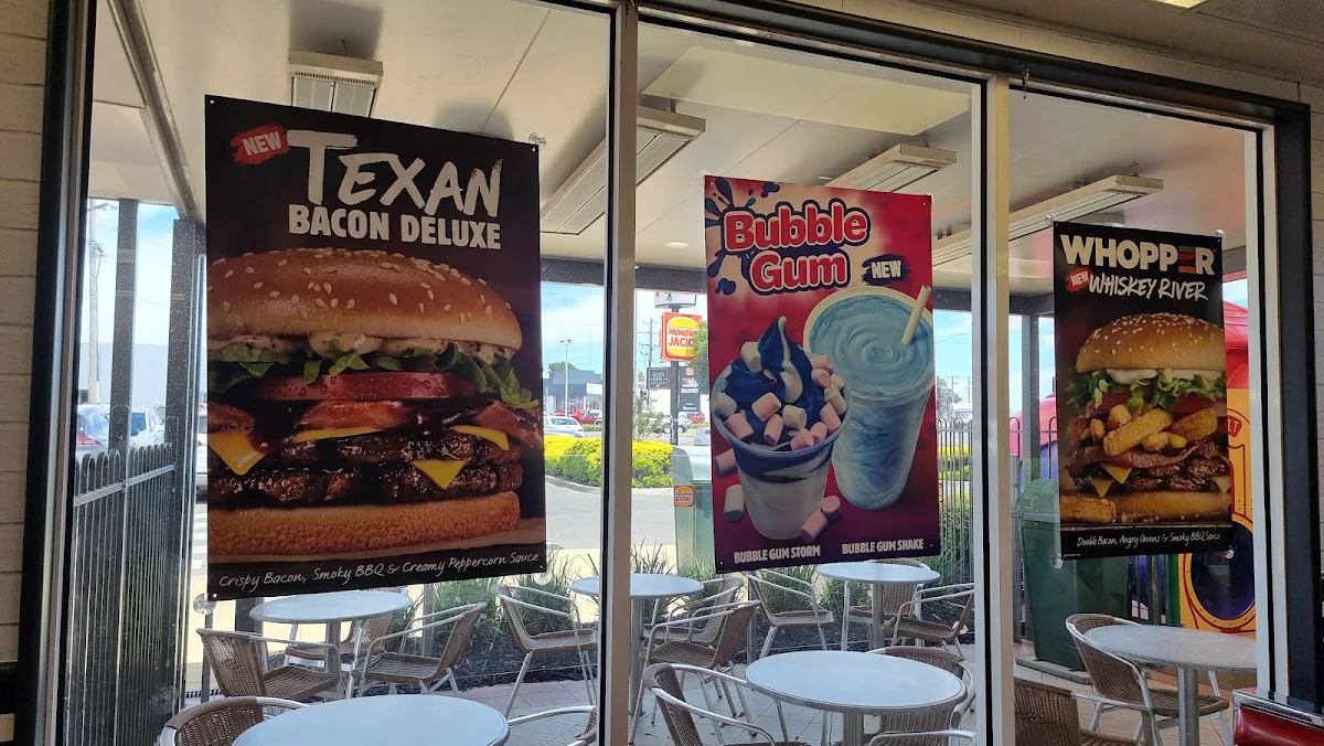 Menu, Hungry Jack's Burgers Wendouree