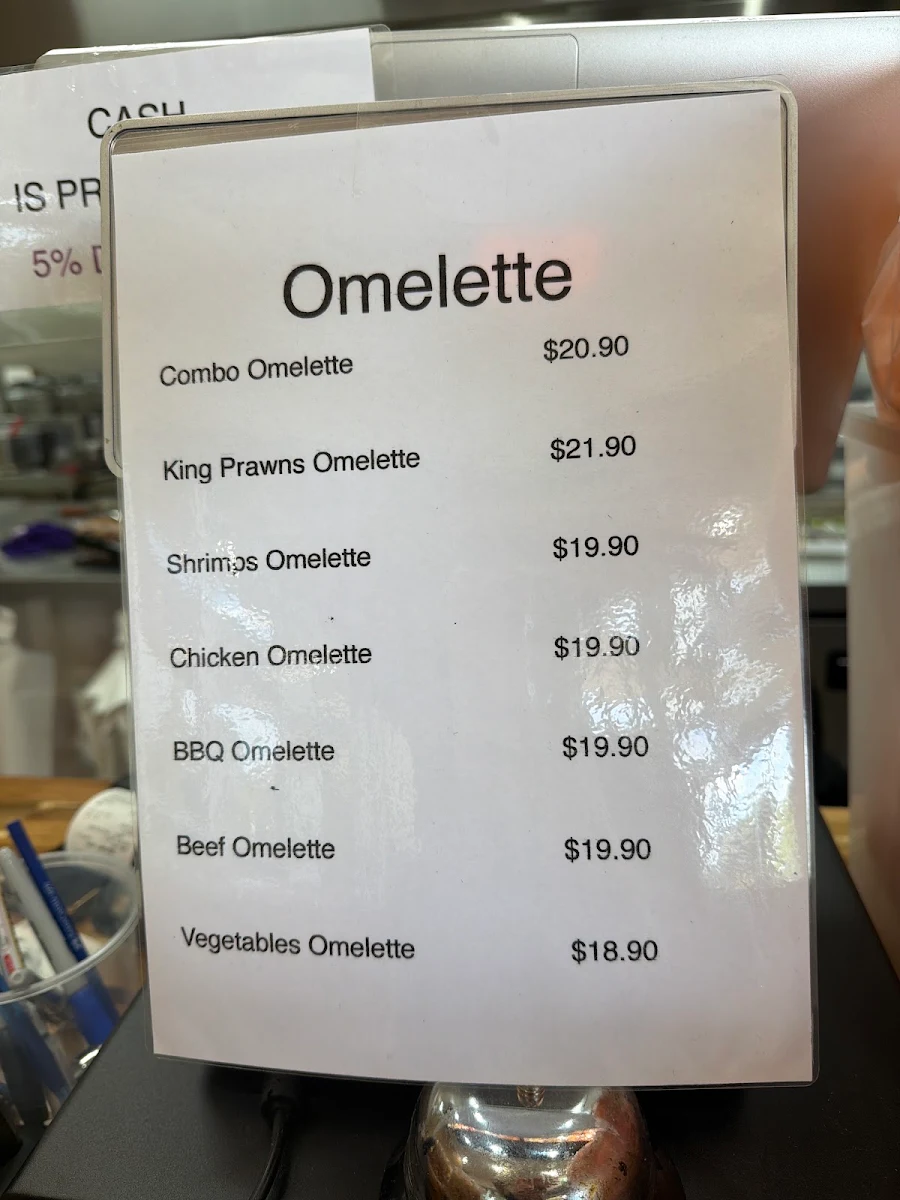 Menu, GoodAsian Beerwah