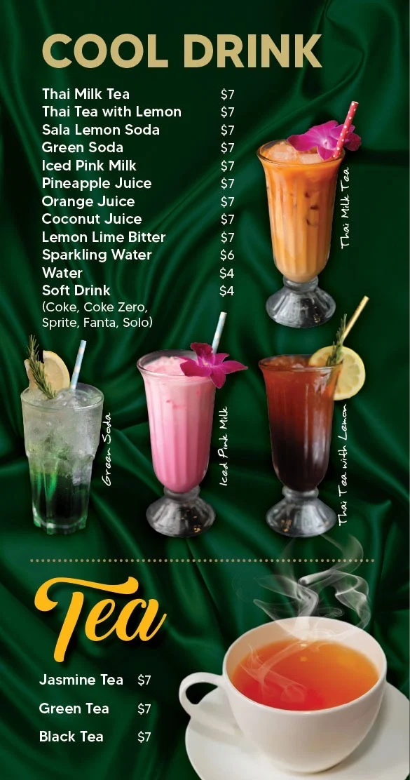 Menu, Thaithae Eastgardens