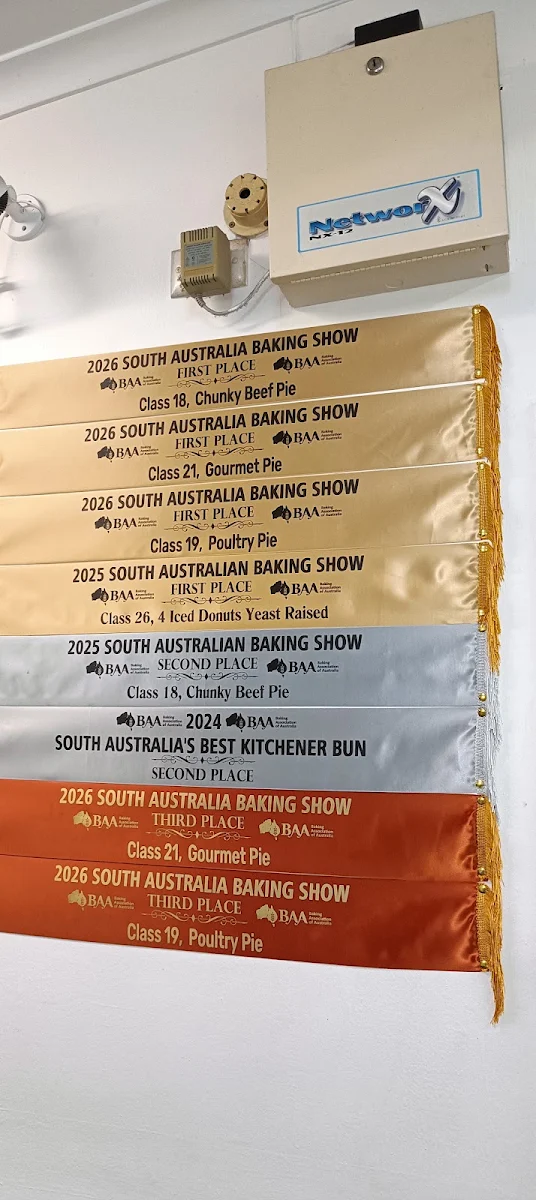 Menu, Goolwa Bakery est 1914