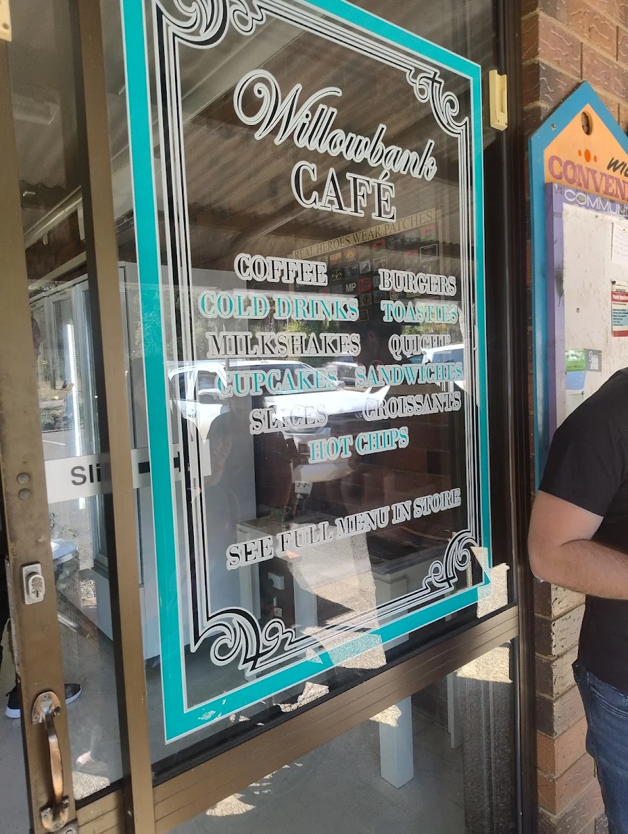Menu, Willowbank Cafe