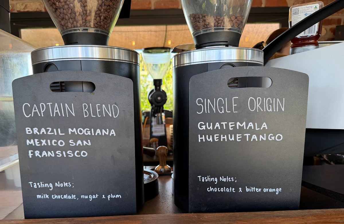 Menu, Rue Bourbon Coffee