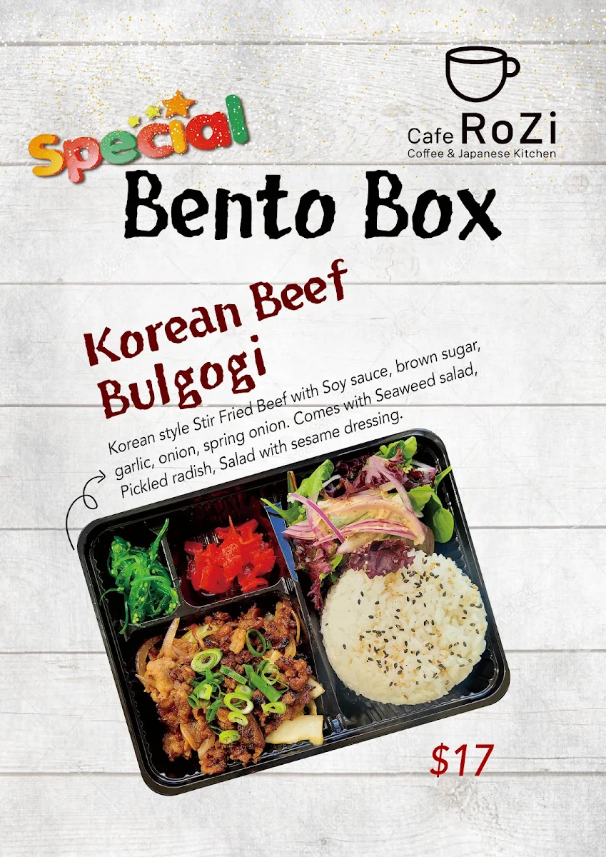 Menu, Brew & Bloom Cafe and Japanese Kitchen