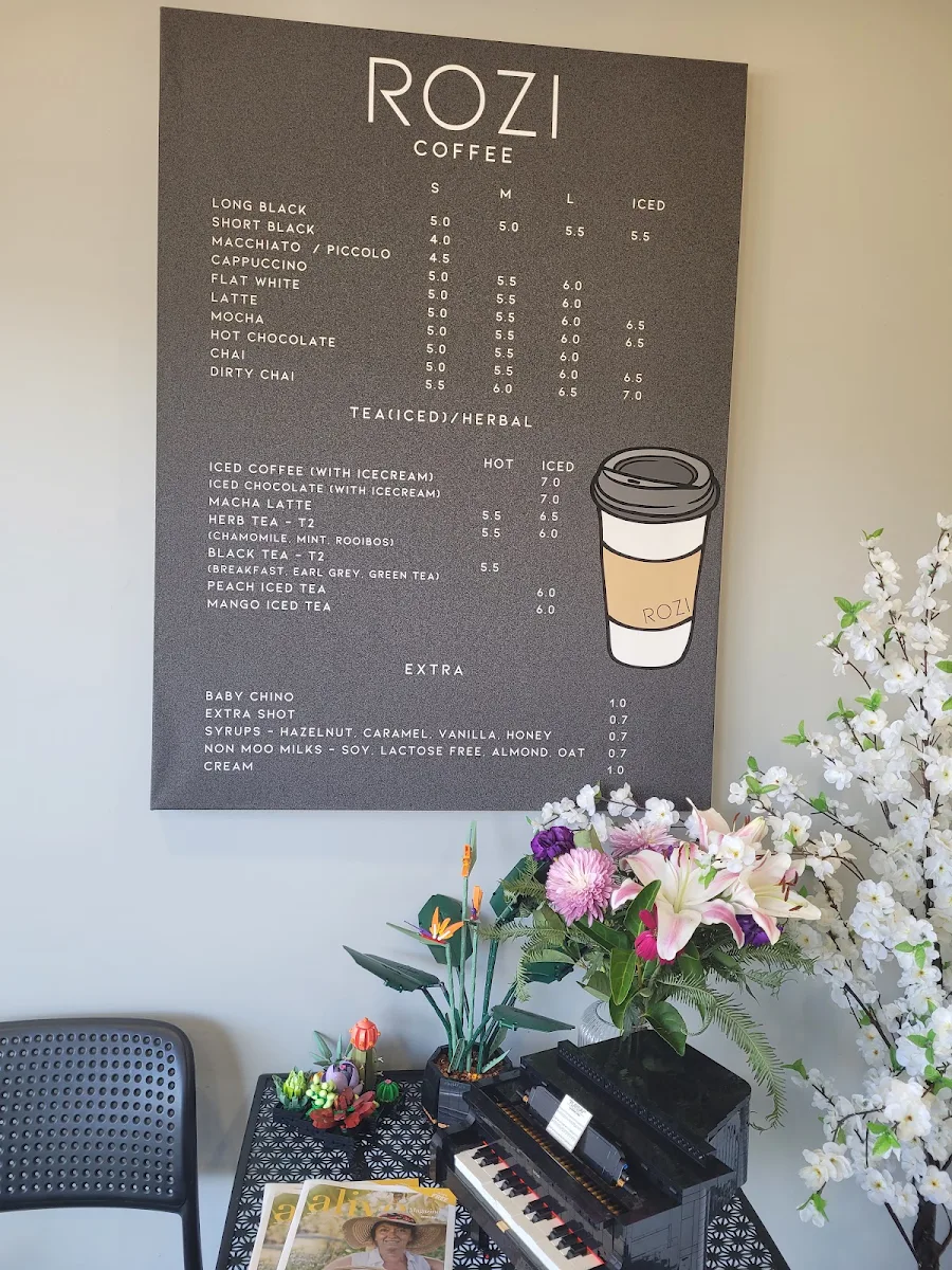 Menu, Brew & Bloom Cafe and Japanese Kitchen