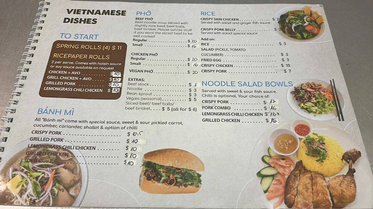 Menu, Cheryl-Lyn's Cafe